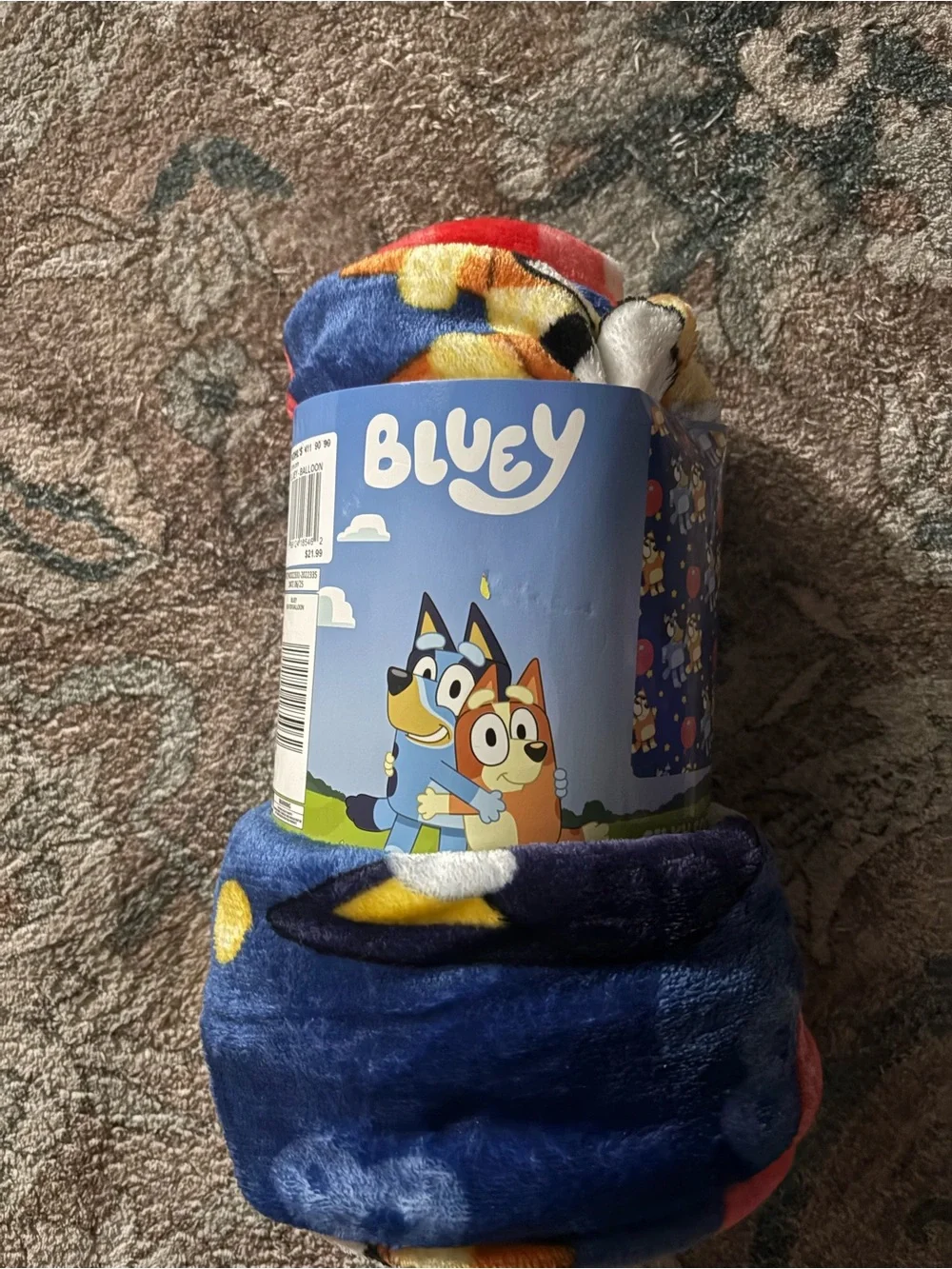 NWT Bluey Throw Blanket